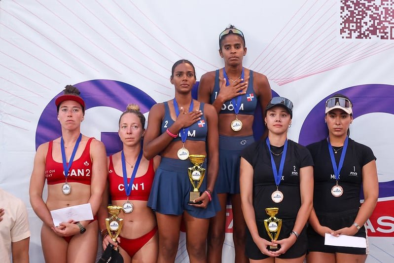 República Dominicana gana su primer oro en el Tour NORCECA de Voleibol de Playa