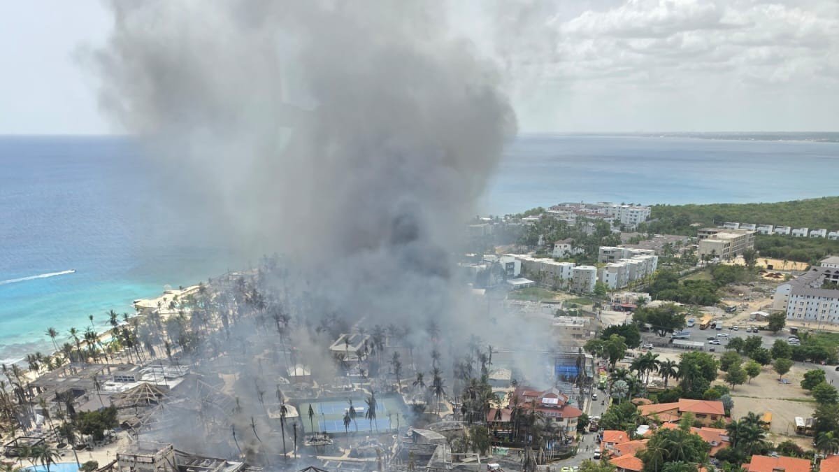 Incendio en hotel de Bayahíbe deja un muerto y nueve heridos