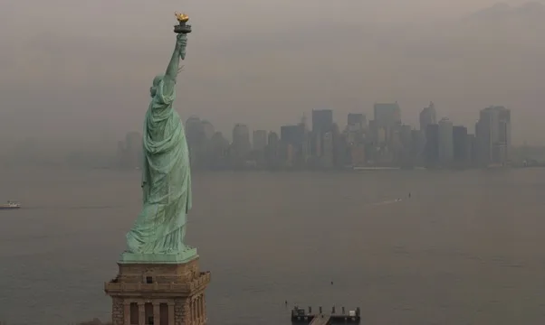 Niveles peligrosos de contaminación del aire en Nueva York