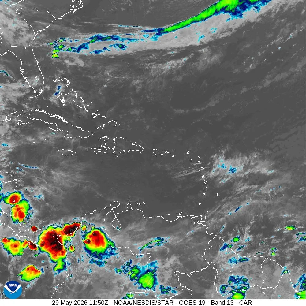 Indomet anticipa lluvias, tormentas eléctricas y posible granizo debido a una vaguada y onda tropical