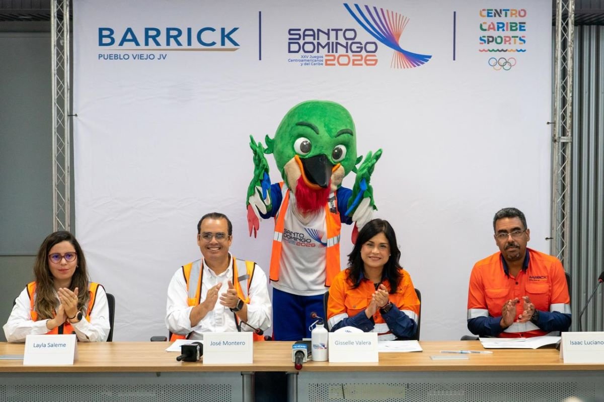 Barrick Pueblo Viejo se convierte en patrocinador de los Juegos Centroamericanos y del Caribe SD 2026