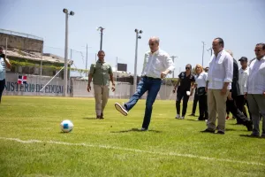 Luis Abinader inaugura un avanzado Centro de Iniciación Deportiva en el Hogar Escuela Santo Domingo Savio