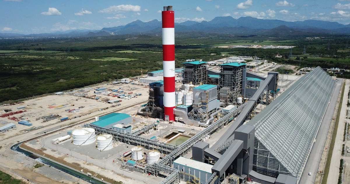 La central Punta Catalina generó el 67% de electricidad con turbinas de vapor en cinco años