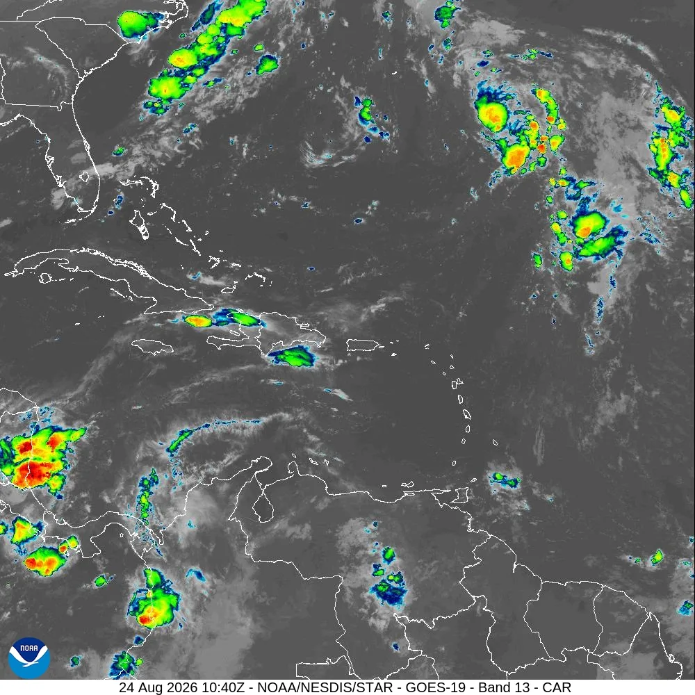 Indomet: Vaguada y onda tropical generarán lluvias, tormentas eléctricas y ráfagas de viento en diferentes áreas del país
