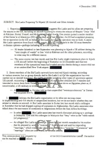 La CIA desclasifica informes que muestran advertencias sobre Al Qaeda previas al 11-S
